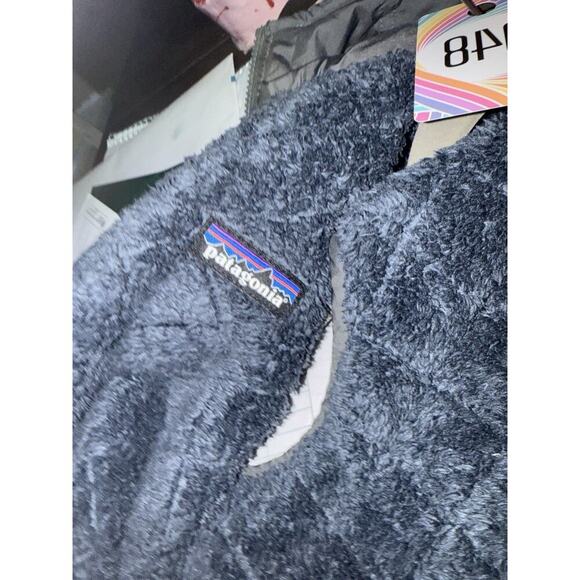 Women's Patagonia Los Gatos Hooded Quilted Blue & Gray Vest Reversible Sz Small - Picture 8 of 12